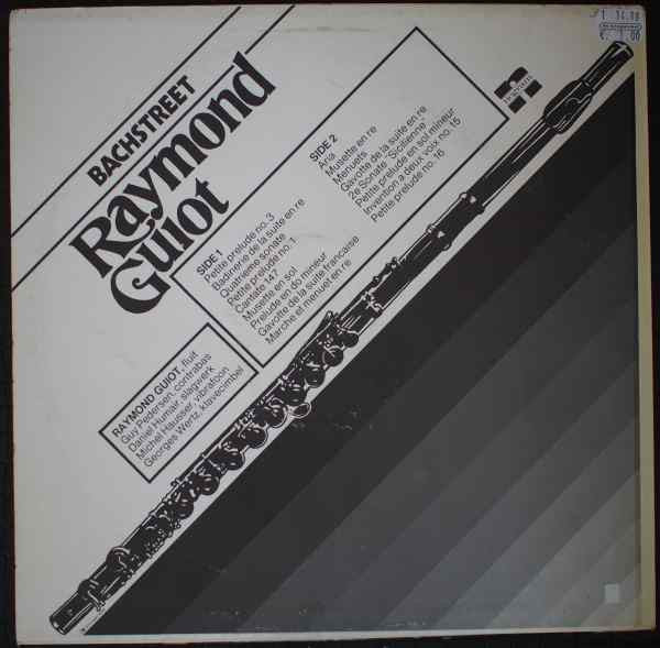 Raymond Guiot : Bachstreet (LP, RE)
