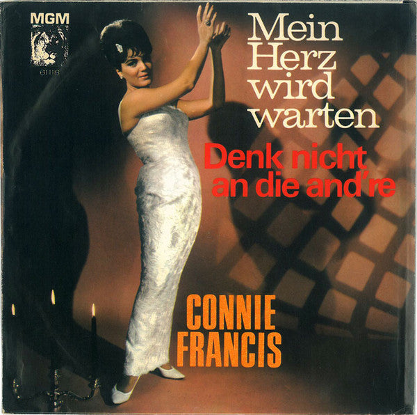 Connie Francis : Mein Herz Wird Warten (7", Single, Mono)