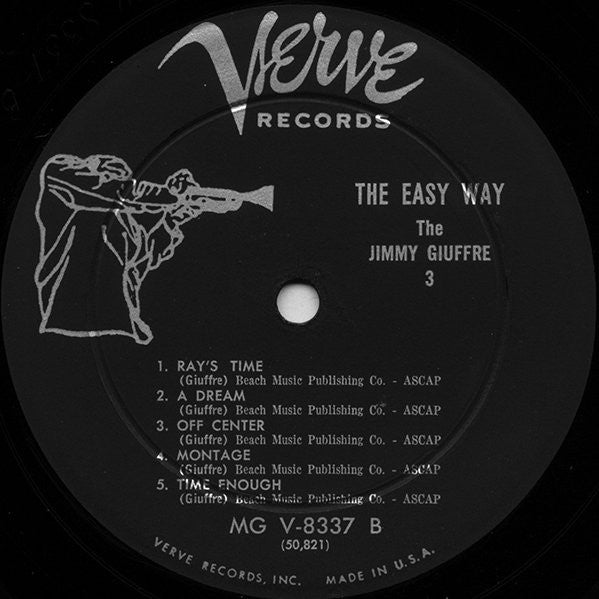 The Jimmy Giuffre Trio : The Easy Way (LP, Mono)