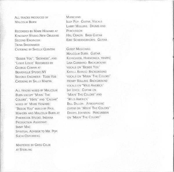 Iggy Pop : American Caesar (CD, Album)