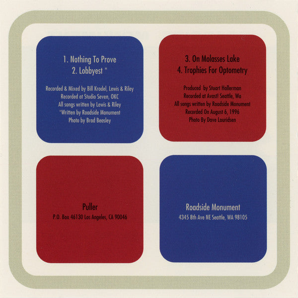 Puller / Roadside Monument : Puller / Roadside Monument (CD, EP)