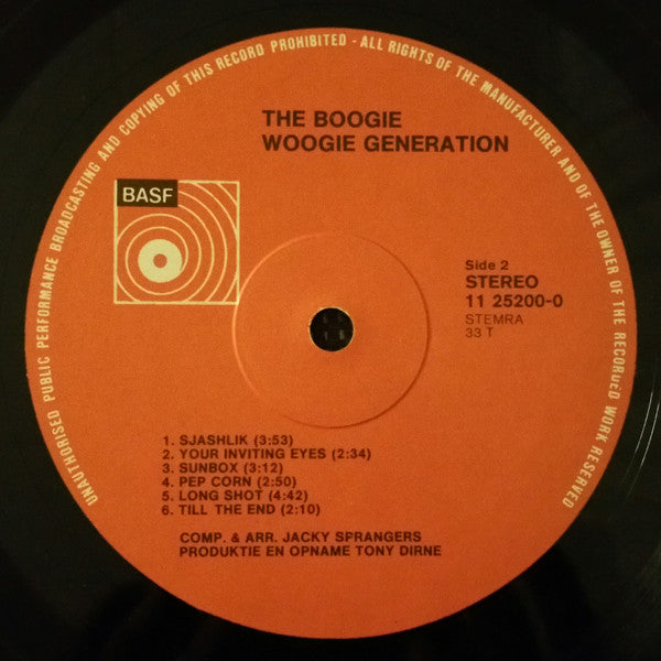 Unknown Artist : The Boogie Woogie Generation (LP)