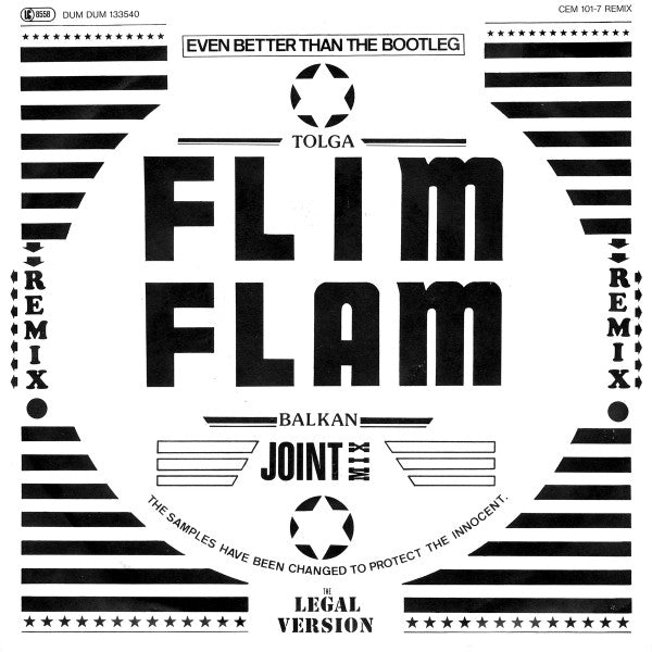 Tolga "Flim Flam" Balkan : The Best Of Joint Mix (Volume 1) (7", Single)