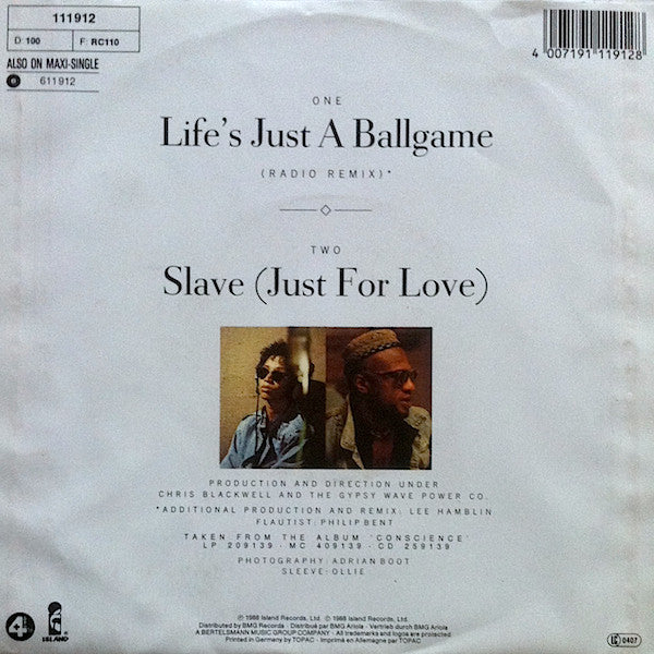 Womack & Womack : Life's Just A Ballgame (7", Single)