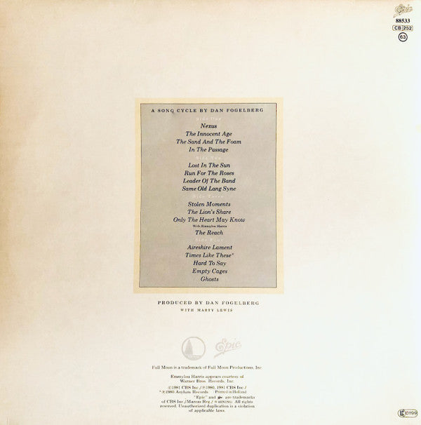 Dan Fogelberg : The Innocent Age (2xLP, Album, Gat)