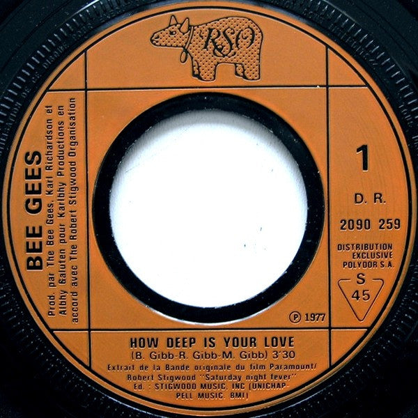 Bee Gees : How Deep Is Your Love (7", Single)