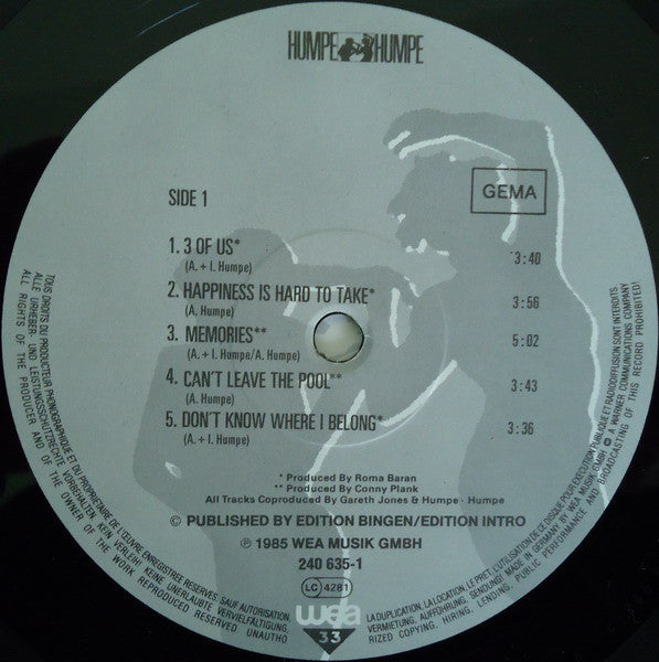 Humpe Humpe : Humpe · Humpe (LP, Album)