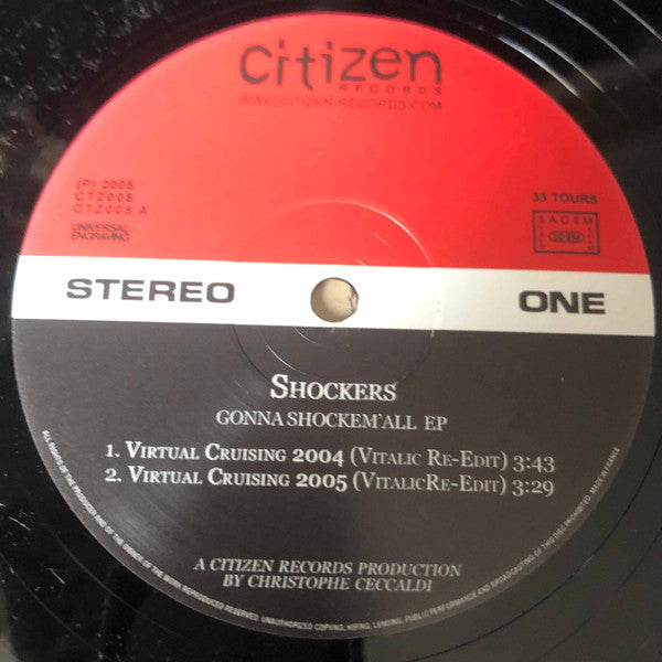 Shockers : Gonna Shockem'All EP (12", EP)