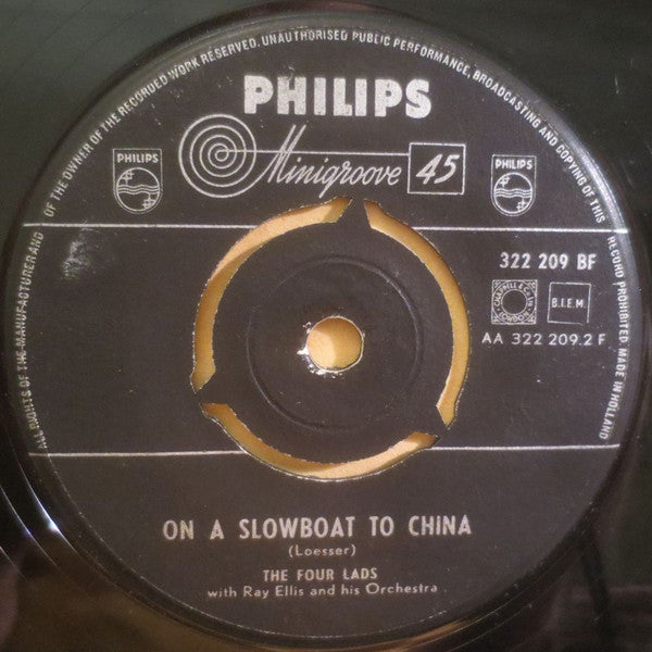 The Four Lads With Ray Ellis And His Orchestra : Put A Light In The Window (7", Mono)