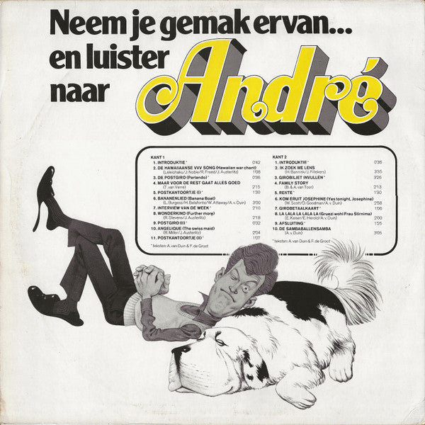 André van Duin : André En De Postgiro (LP, Comp, Promo)