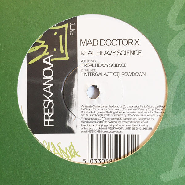 Mad Doctor X : Real Heavy Science (10")