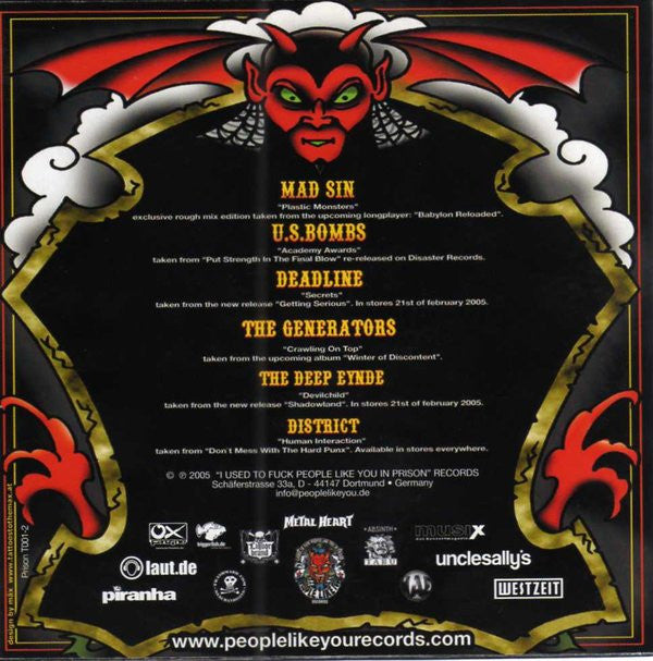 Various : Where The Bad Boys Rock Tour 2005 (CD, Comp, Promo)