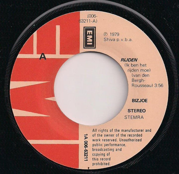 Bizjoe : Rijden (7", Single)