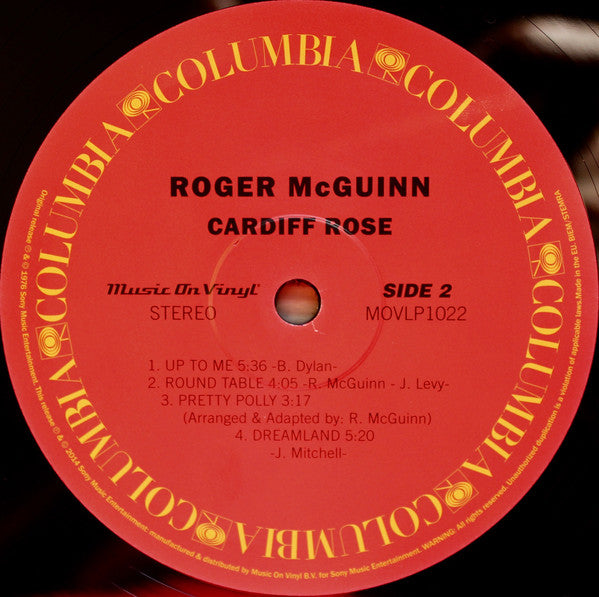 Roger McGuinn : Cardiff Rose (LP, Album, RE, 180)