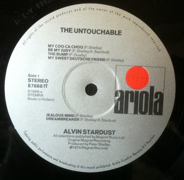 Alvin Stardust : The Untouchable (LP, Album)