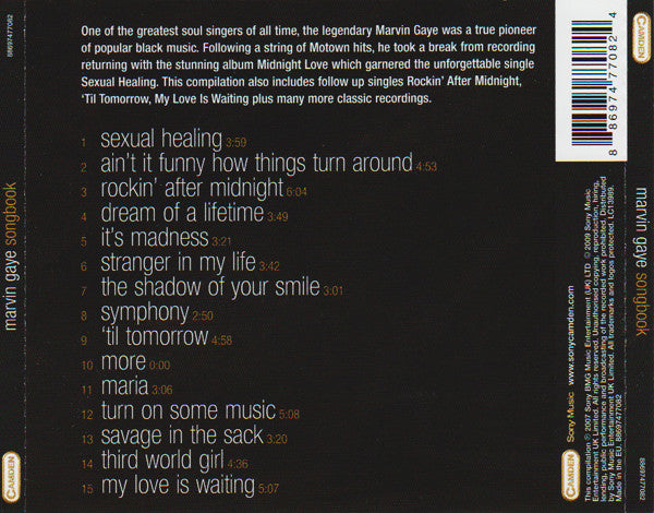 Marvin Gaye : Songbook (CD, Comp)