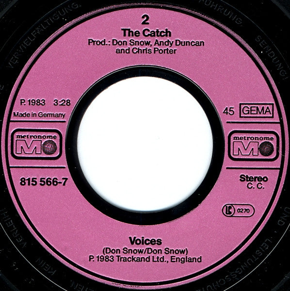 The Catch : 25 Years (7", Single)