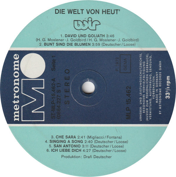 Wir (3) : Die Welt Von Heut' (LP, Album, RP)