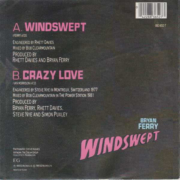 Bryan Ferry : Windswept (7", Single)