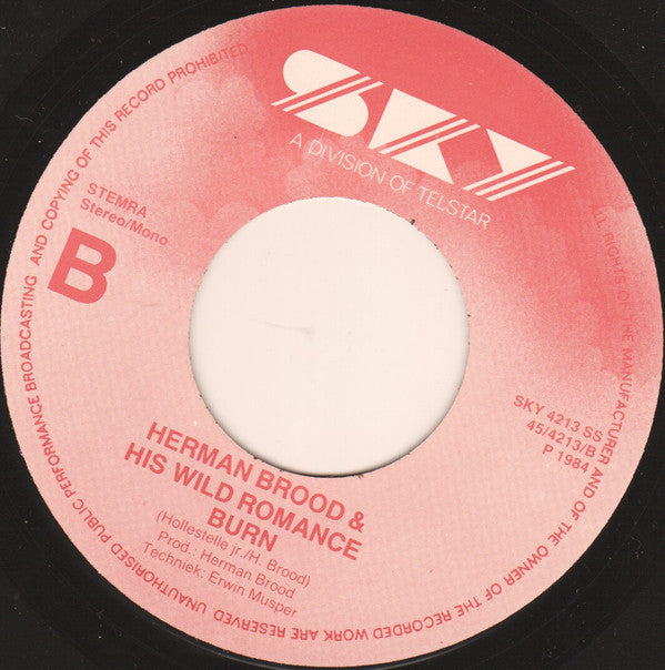 Herman Brood & His Wild Romance : Lady Killer  (7", Single)