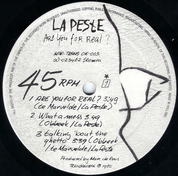 La Peste (2) : Are You For Real? (12", MiniAlbum)