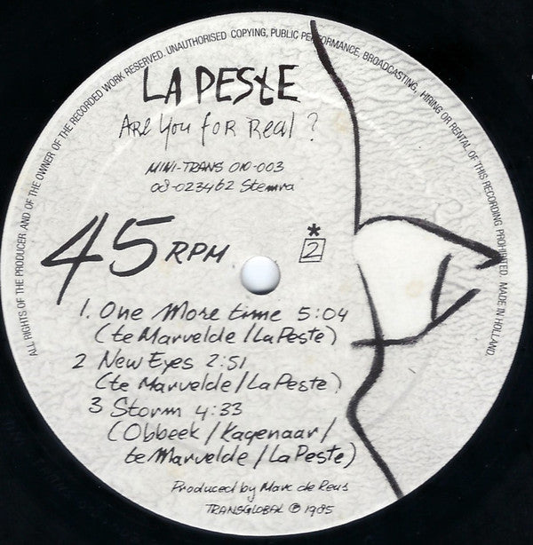 La Peste (2) : Are You For Real? (12", MiniAlbum)