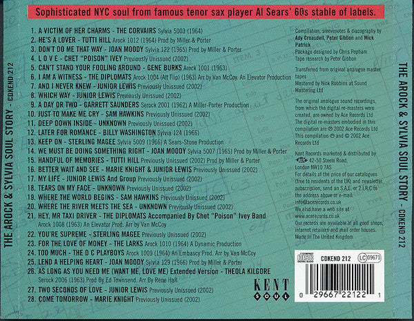 Various : The Arock & Sylvia Records Story (CD, Comp)