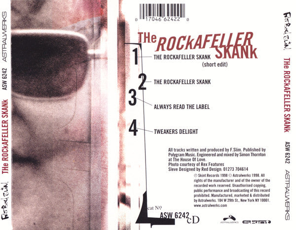 Fatboy Slim : The Rockafeller Skank (CD, Maxi)