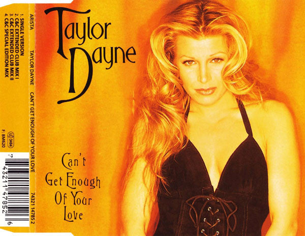 Taylor Dayne : Can't Get Enough Of Your Love (CD, Maxi)