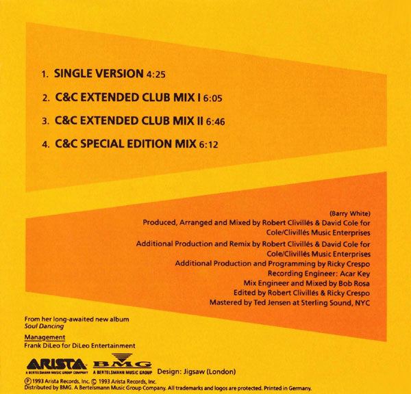 Taylor Dayne : Can't Get Enough Of Your Love (CD, Maxi)