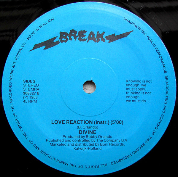 Divine : Love Reaction (12")