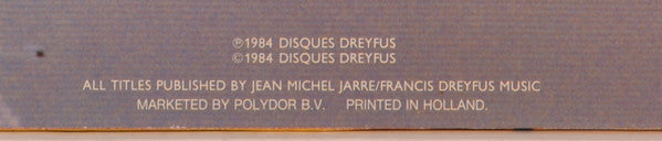 Jean-Michel Jarre : Zoolook (LP, Album)
