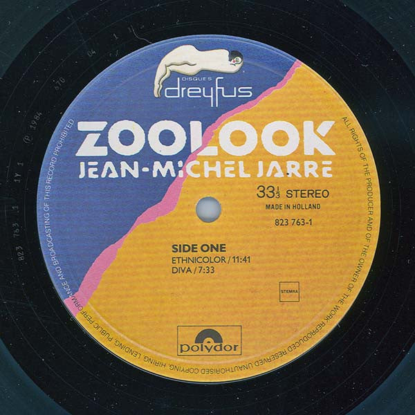 Jean-Michel Jarre : Zoolook (LP, Album)