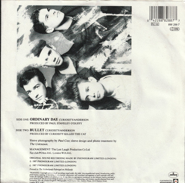 Curiosity Killed The Cat : Ordinary Day (7", Single)