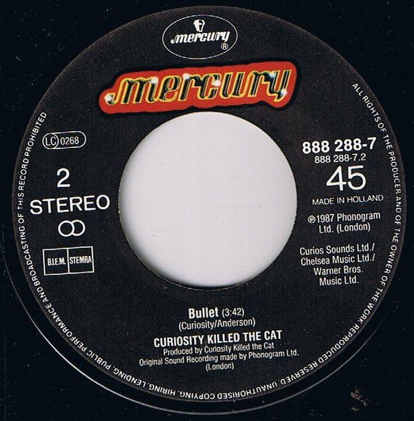 Curiosity Killed The Cat : Ordinary Day (7", Single)