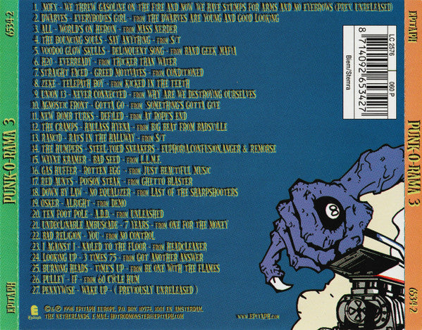 Various : Punk-O-Rama III (CD, Comp)