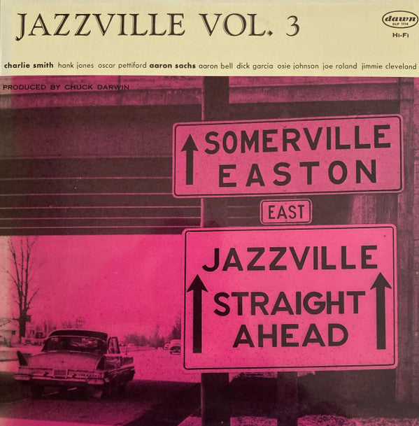 Charlie Smith Trio / Aaron Sachs Sextet : Jazzville Vol. 3 (LP, Album)