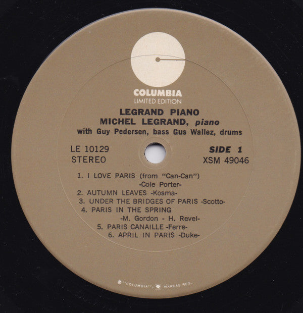 Michel Legrand : Legrand Piano (LP, Album, RE)
