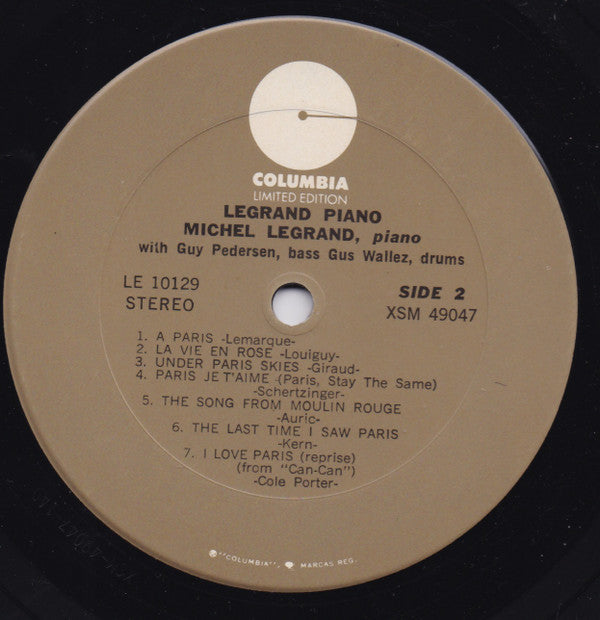 Michel Legrand : Legrand Piano (LP, Album, RE)