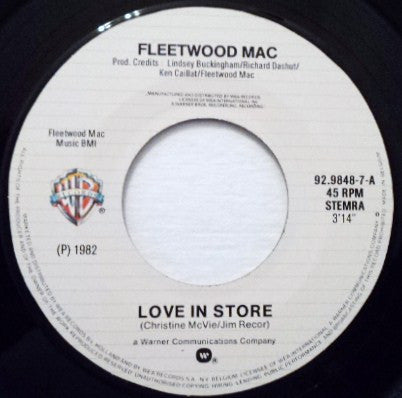 Fleetwood Mac : Love In Store (7")