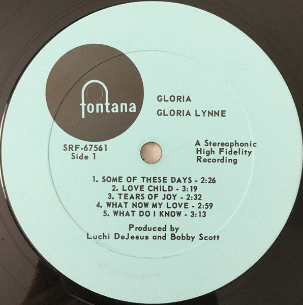 Gloria Lynne : Gloria (LP, Album)