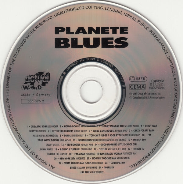 Various : Planete Blues (The Best Of Blues-Rock) (CD, Comp)