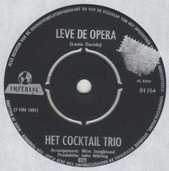 Cocktail Trio : Leve De Opera / Lola (7", Single)