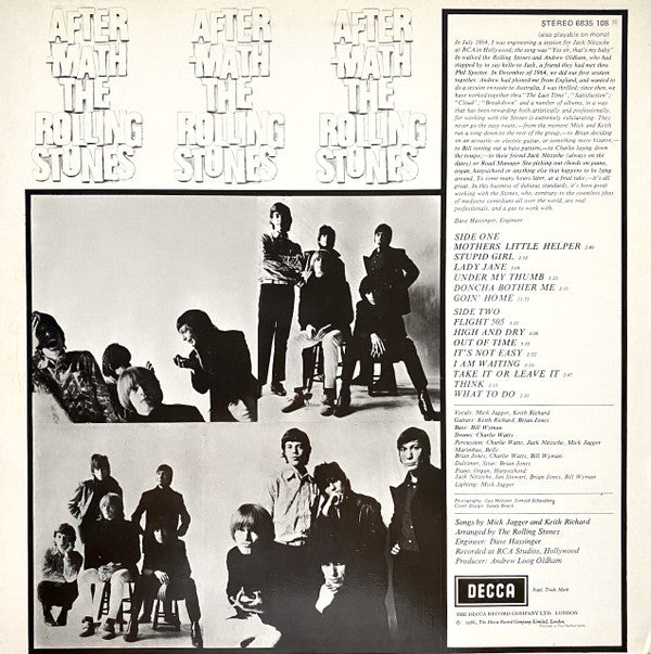 The Rolling Stones : Aftermath (LP, Album, RE)