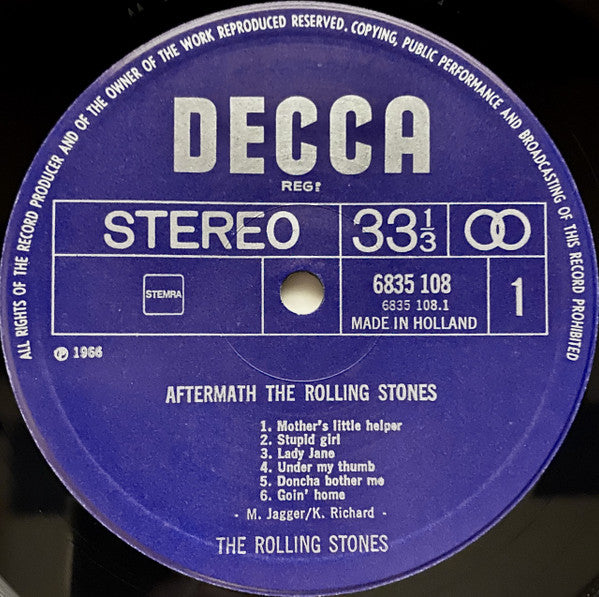 The Rolling Stones : Aftermath (LP, Album, RE)