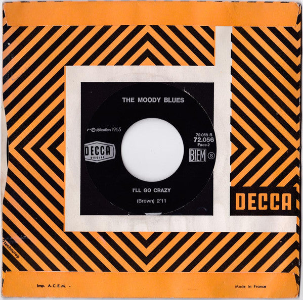 The Moody Blues : Bye Bye Bird (7")