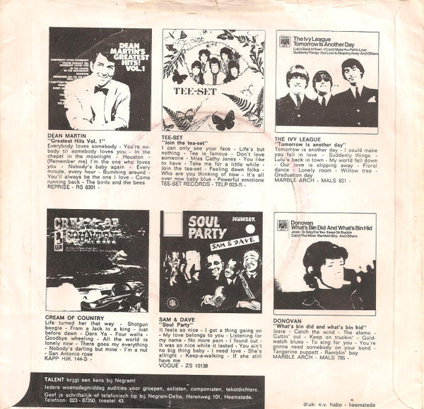 Peter Tetteroo : Red Red Wine (7", Single)