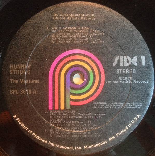 The Ventures : Runnin’ Strong (LP, Comp, RE)