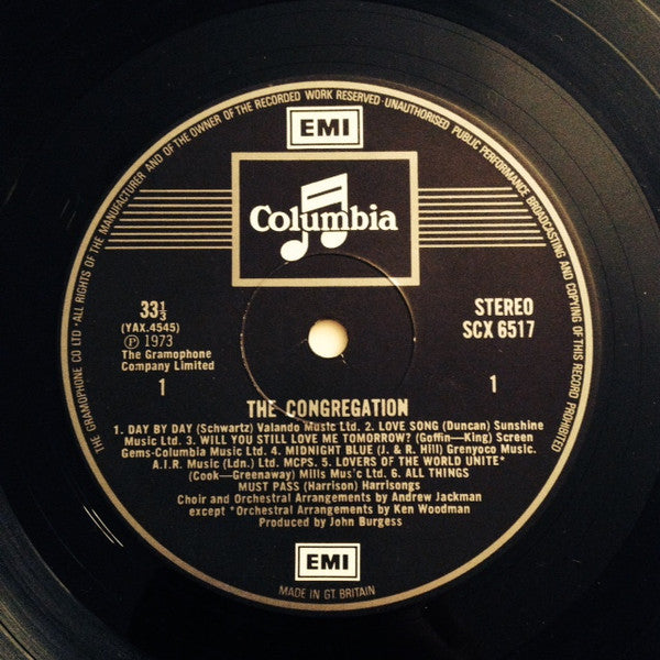 Congregation (2) : The Congregation (LP)