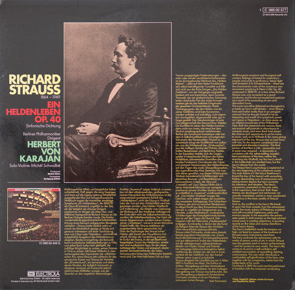 Richard Strauss - Berliner Philharmoniker, Herbert von Karajan : Ein Heldenleben (LP)